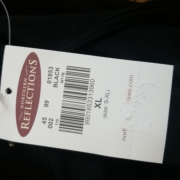 (XL) NWT Northern Reflections Sparkly Cowl Neck Tank Top Rayon Blend - Picture 3 of 10